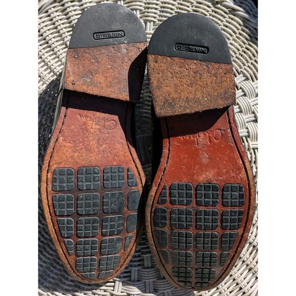 Cole Haan Air Colton Plain Oxford Men 9 M Black Leather Dress Shoe C08894 - Picture 7 of 9